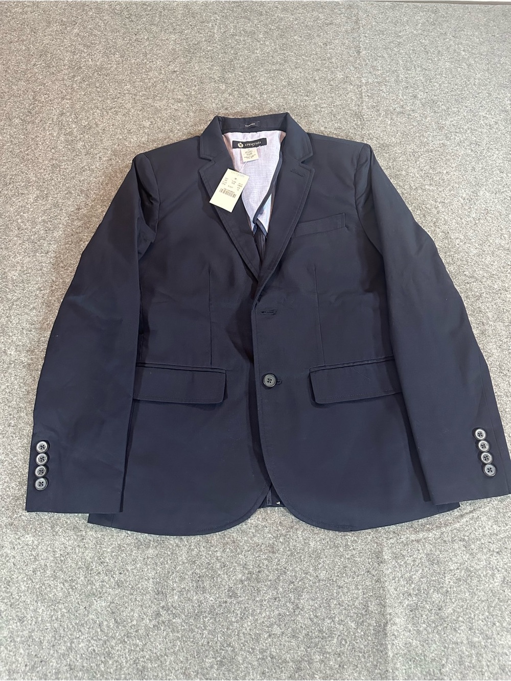 Crewcuts Boys' Navy Single-Breasted Blazer